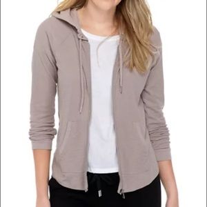 CK Performance Ruched Sleeve Zip Front Hoodie